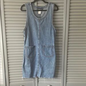 Vintage Sleeveless Denim Mini